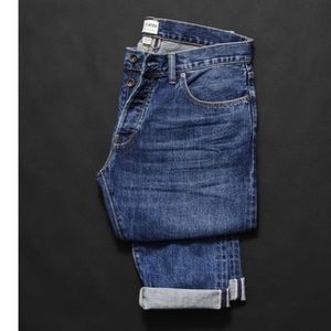 36x32 100% selvedge slim denim jeans new w tags